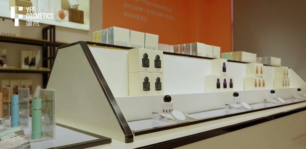 Fragrance hall in the YFF showroom